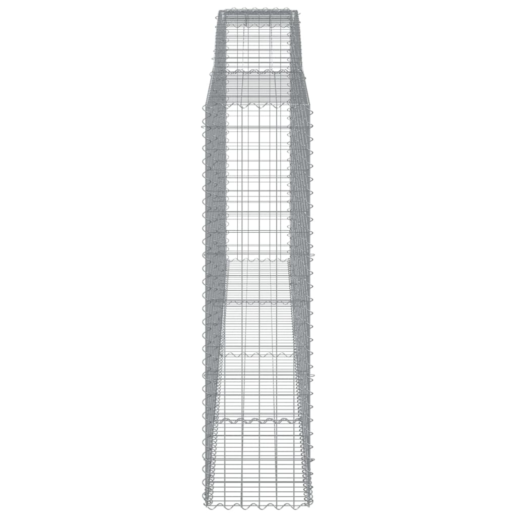 Lučne gabionske košare 9 kom 400x50x180/200cm pocinčano željezo
