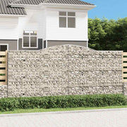 Lučne gabionske košare 10kom 400x50x180/200cm pocinčano željezo