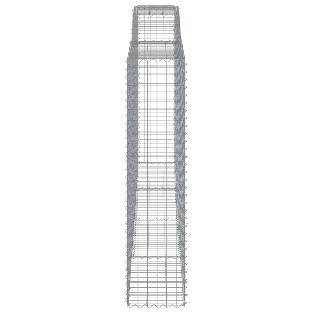 Lučne gabionske košare 9 kom 400x50x200/220cm pocinčano željezo