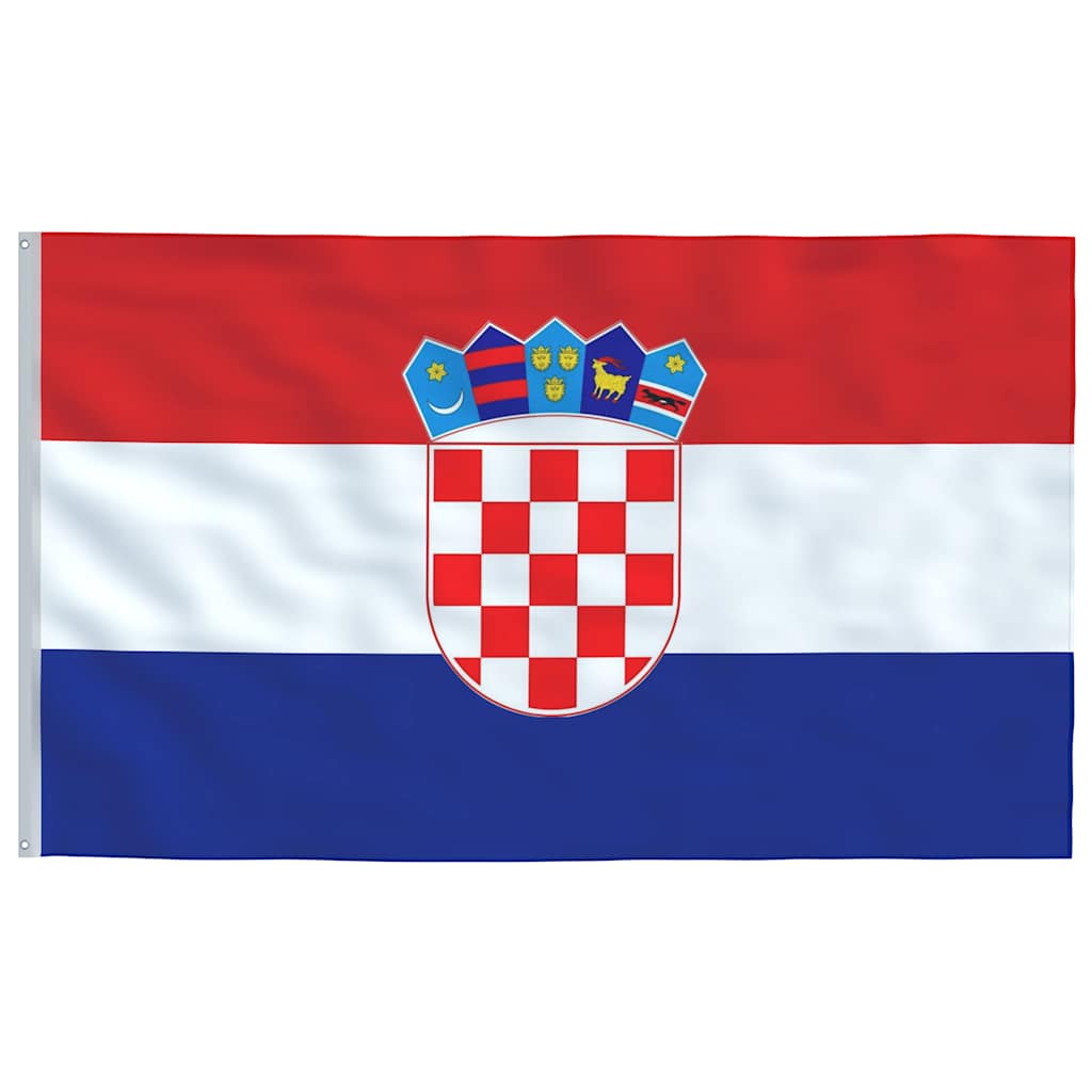 Hrvatska zastava i jarbol 6,08 m aluminijski