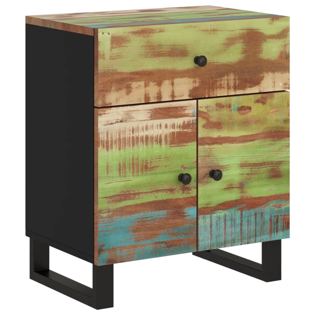 Noćni ormarić 50x33x60cm masivno obnovljeno i konstruirano drvo