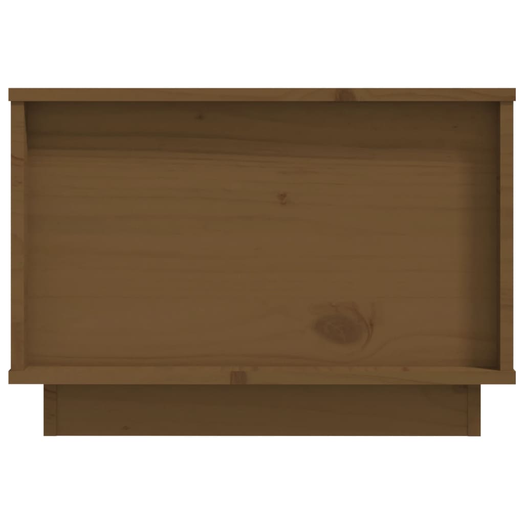 Stolić za kavu boja meda 60 x 50 x 35 cm od masivne borovine