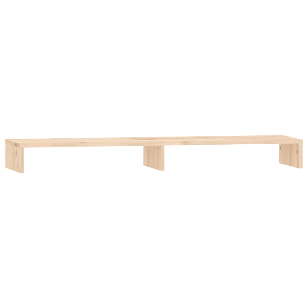 Stalak za monitor 100x27x10 cm od masivne borovine
