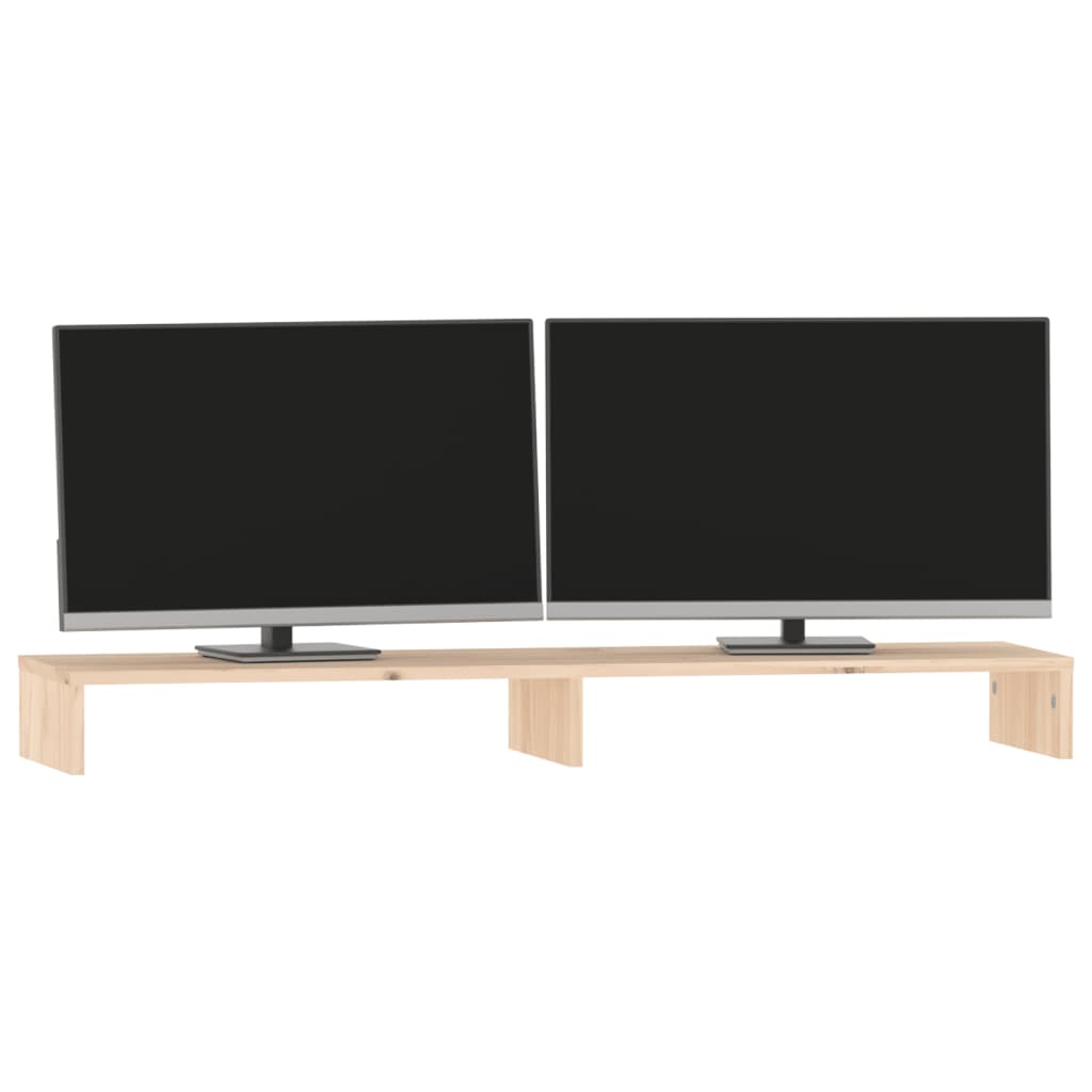 Stalak za monitor 100x27x10 cm od masivne borovine