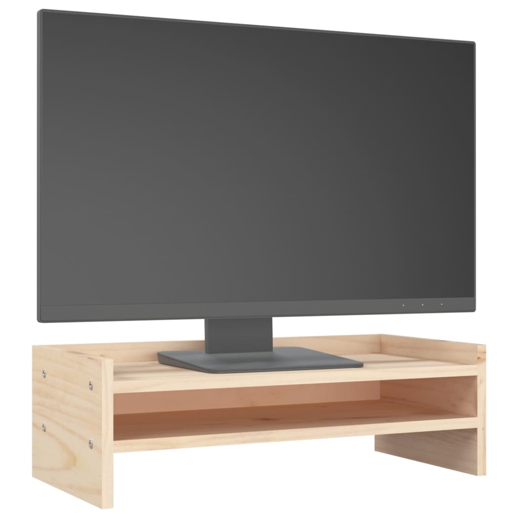 Stalak za monitor 50 x 24 x 16 cm od masivne borovine
