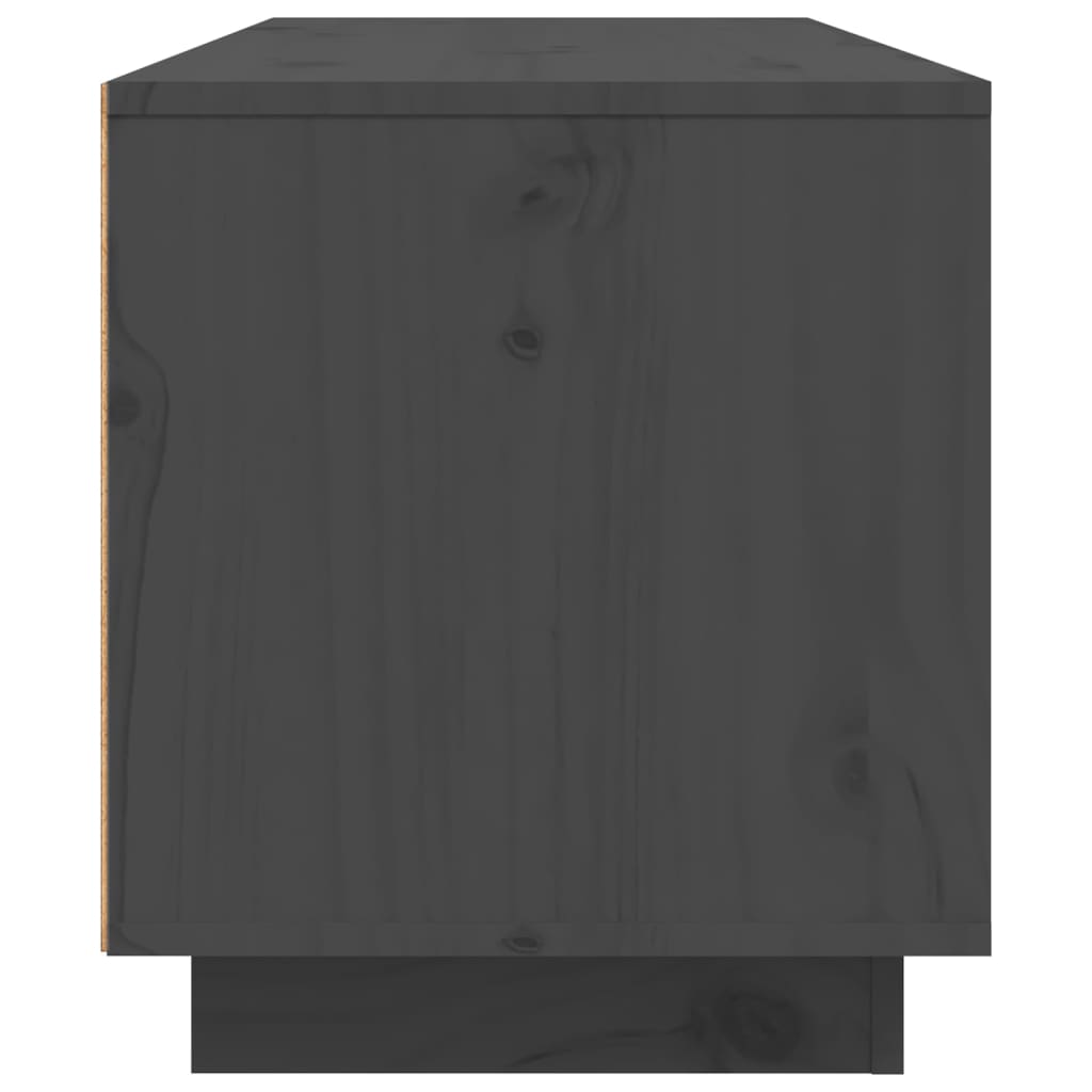 TV ormarić sivi 80 x 35 x 40,5 cm od masivne borovine