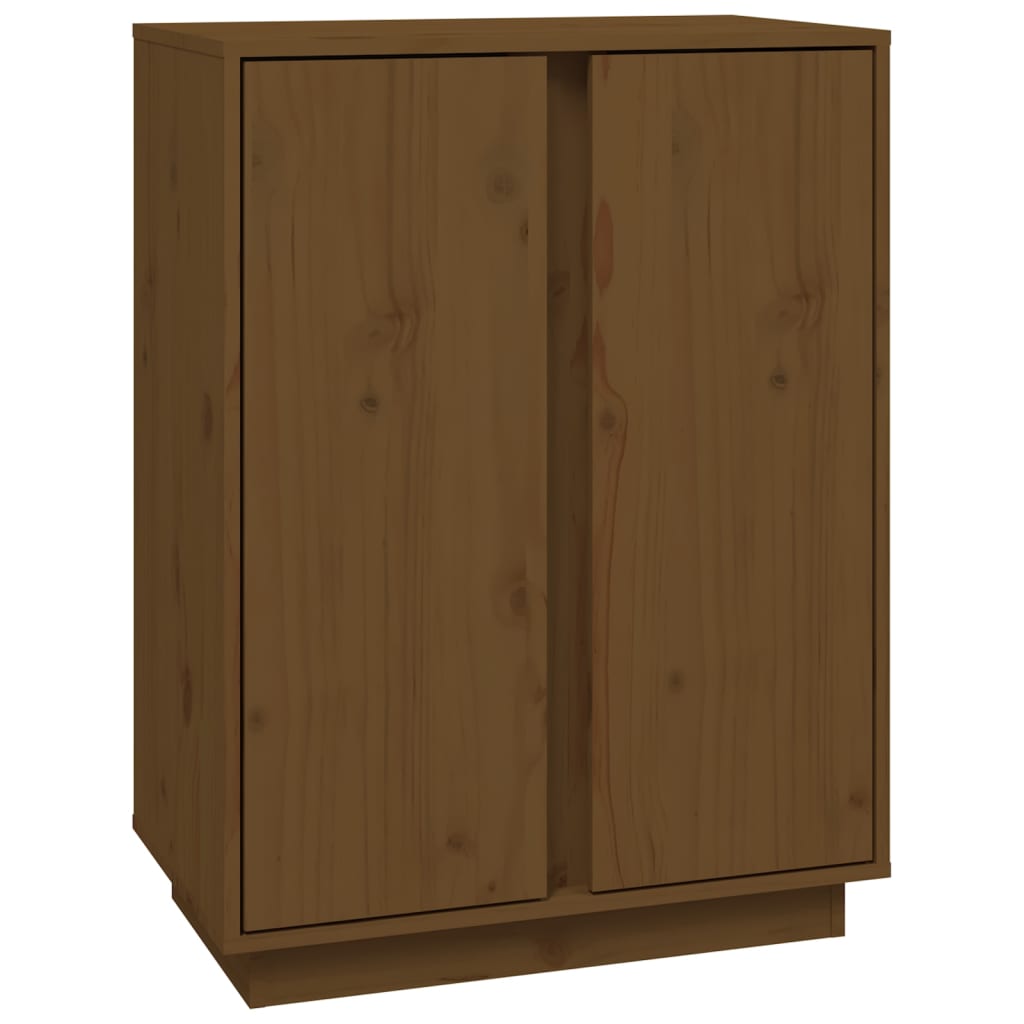 Komoda smeđa boja meda 60 x 35 x 80 cm od masivne borovine