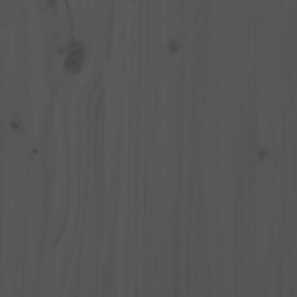 Radni stol sivi 110 x 50 x 75 cm od masivne borovine