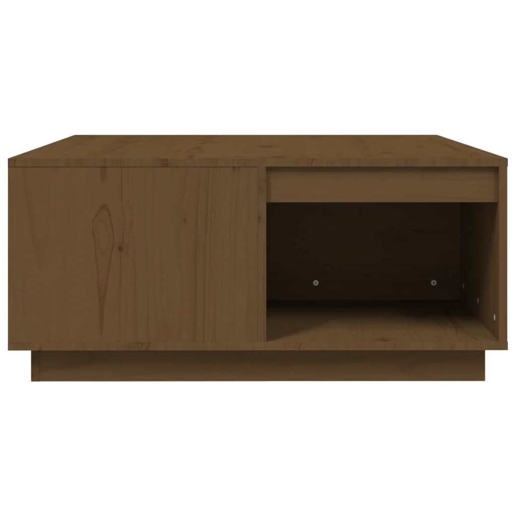 Stolić za kavu boja meda 80 x 81 x 36,5 cm od masivne borovine