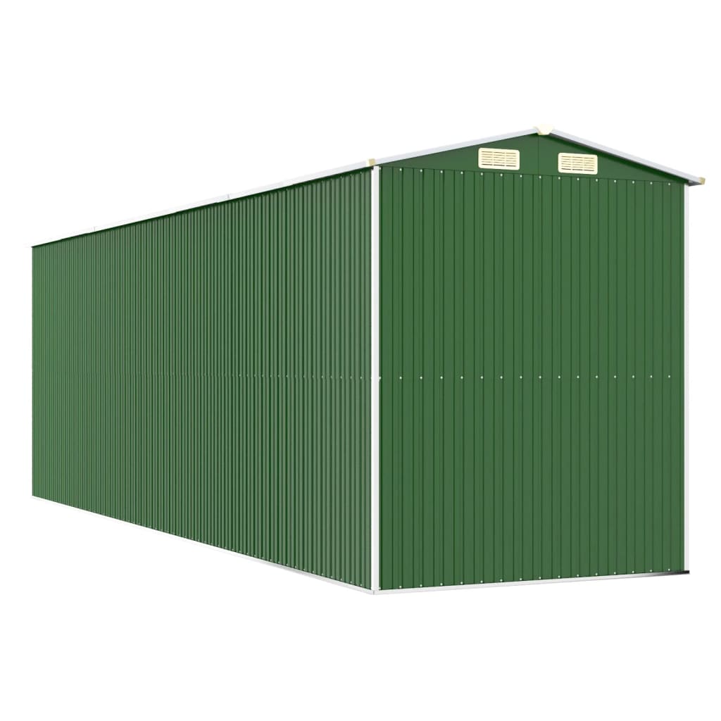 Vrtno spremište zeleno 192x606x223 cm od pocinčanog čelika