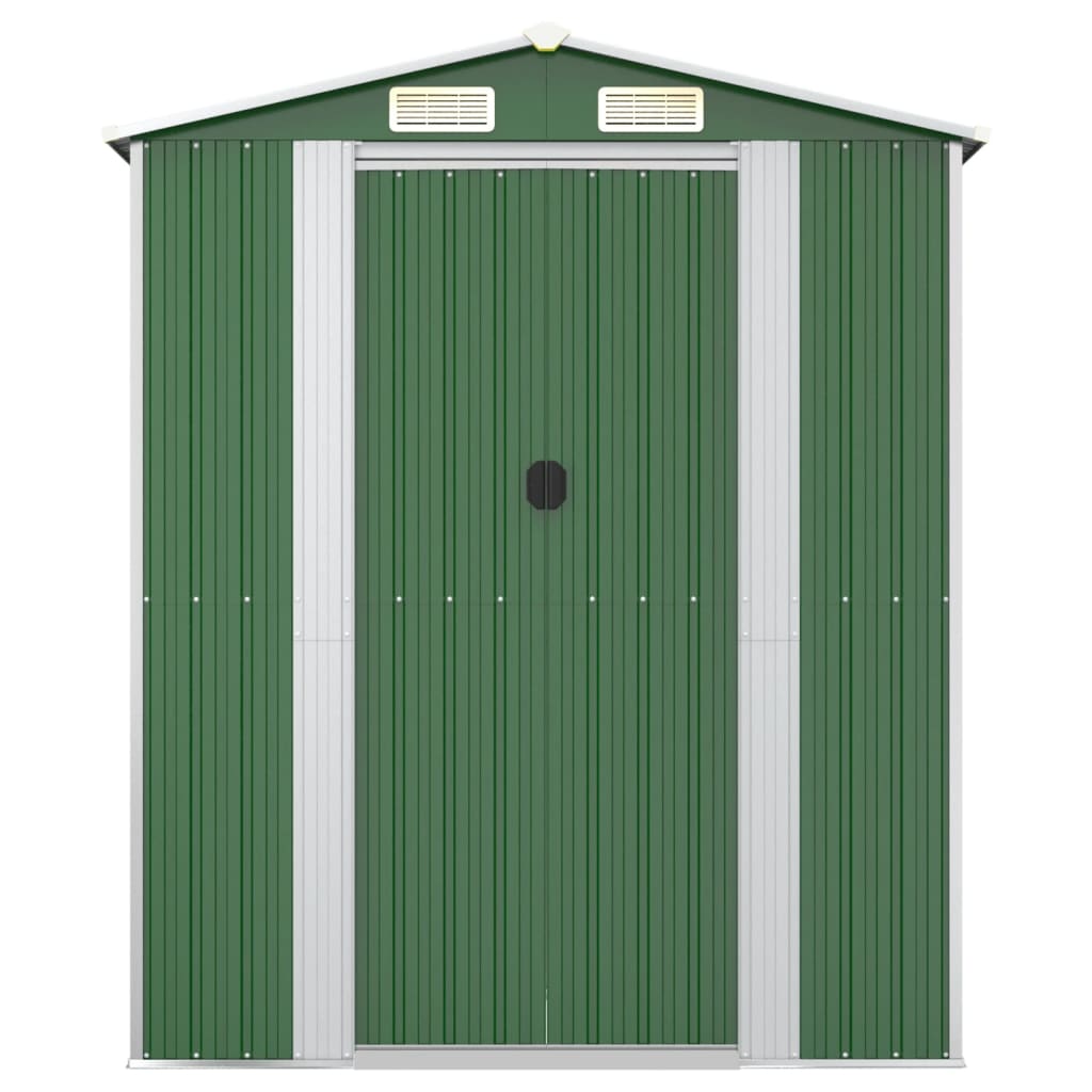 Vrtno spremište zeleno 192x689x223 cm od pocinčanog čelika