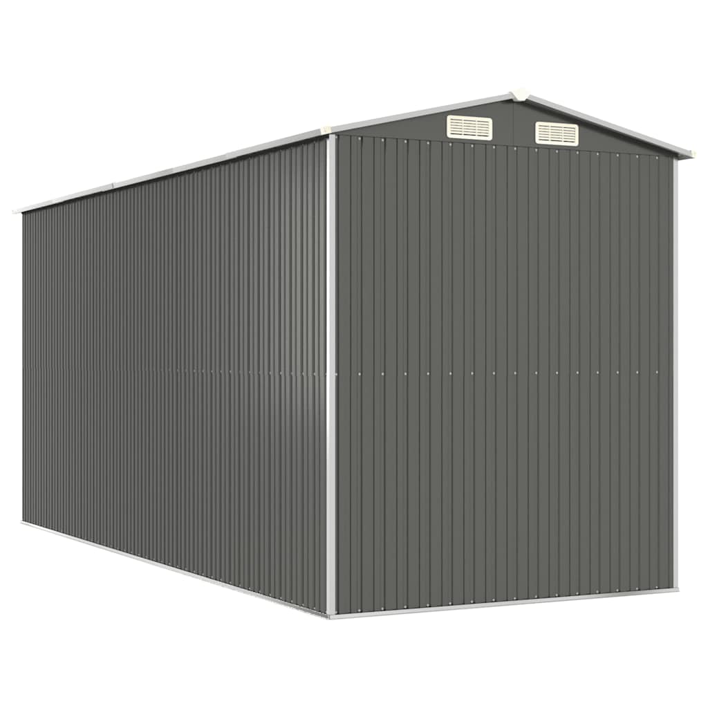 Vrtno spremište svjetlosivo 192x440x223 cm pocinčani čelik