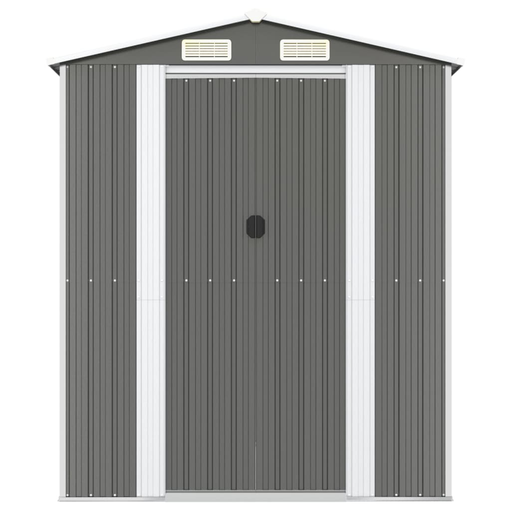 Vrtno spremište svjetlosivo 192 x 523 x 223 cm pocinčani čelik