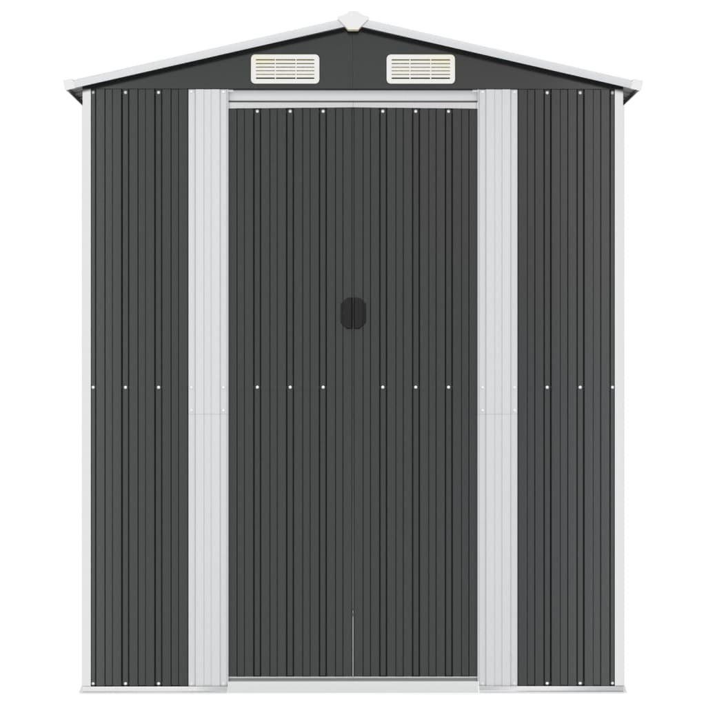 Vrtno spremište antracit 192x191x223 cm pocinčani čelik