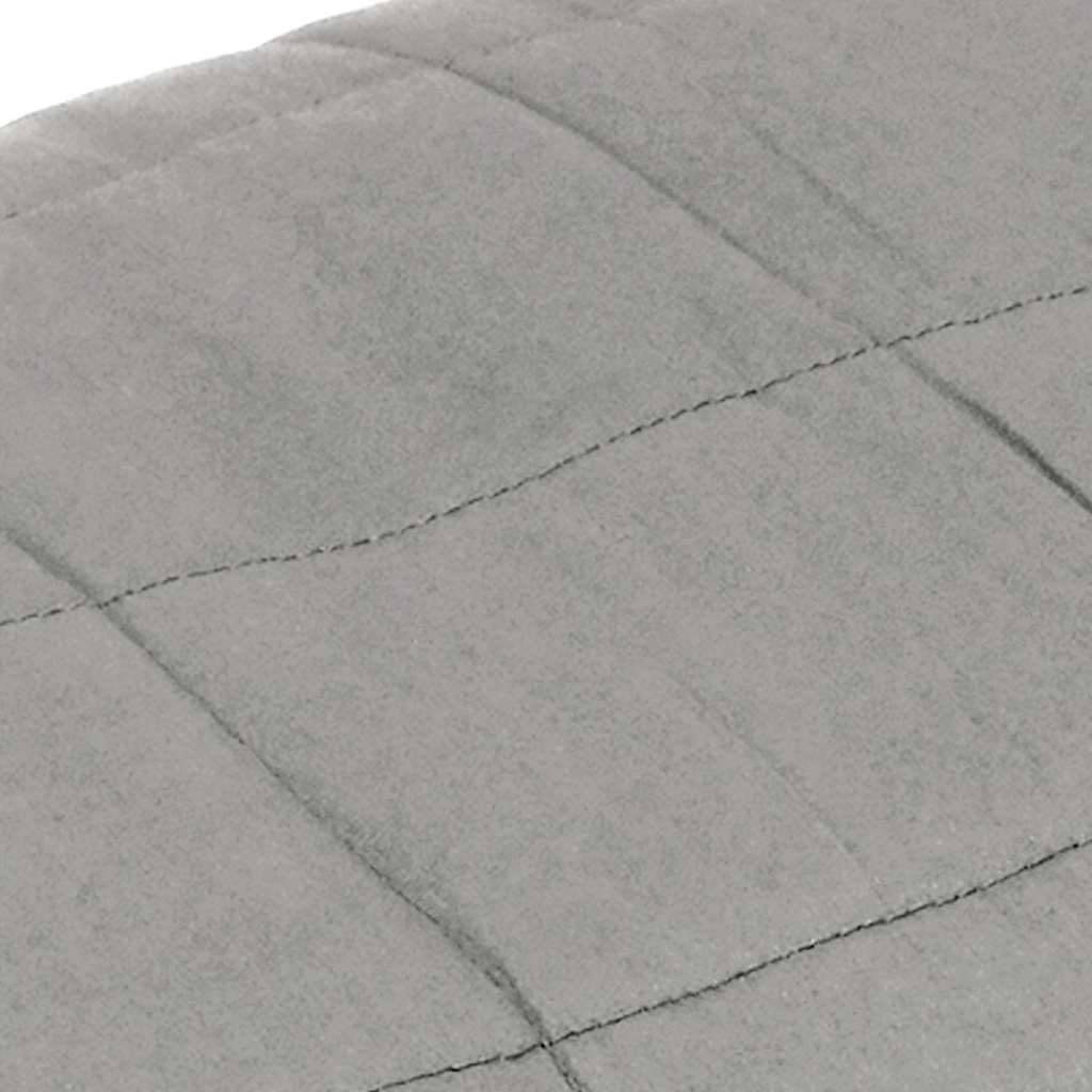 Teška deka siva 200x225 cm 9 kg od tkanine