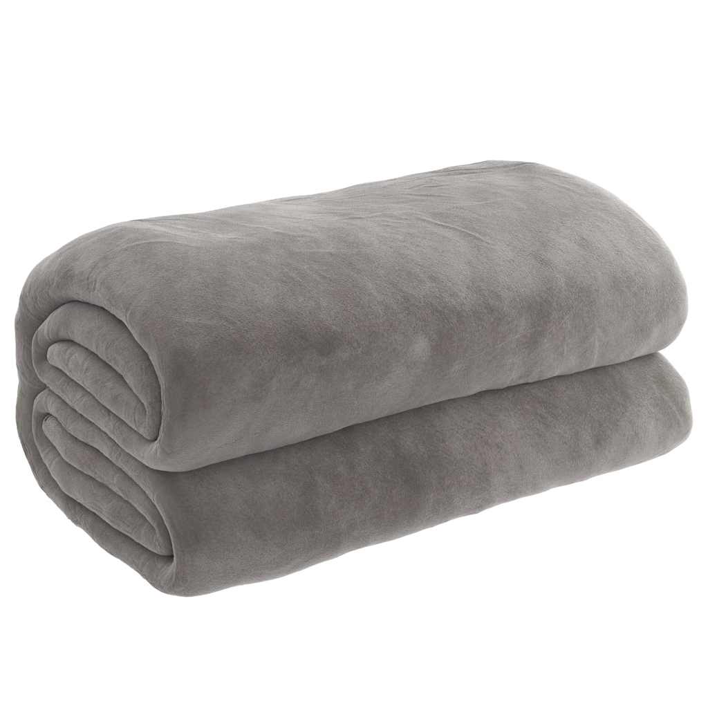 Teška deka s navlakom siva 120 x 180 cm 5 kg od tkanine