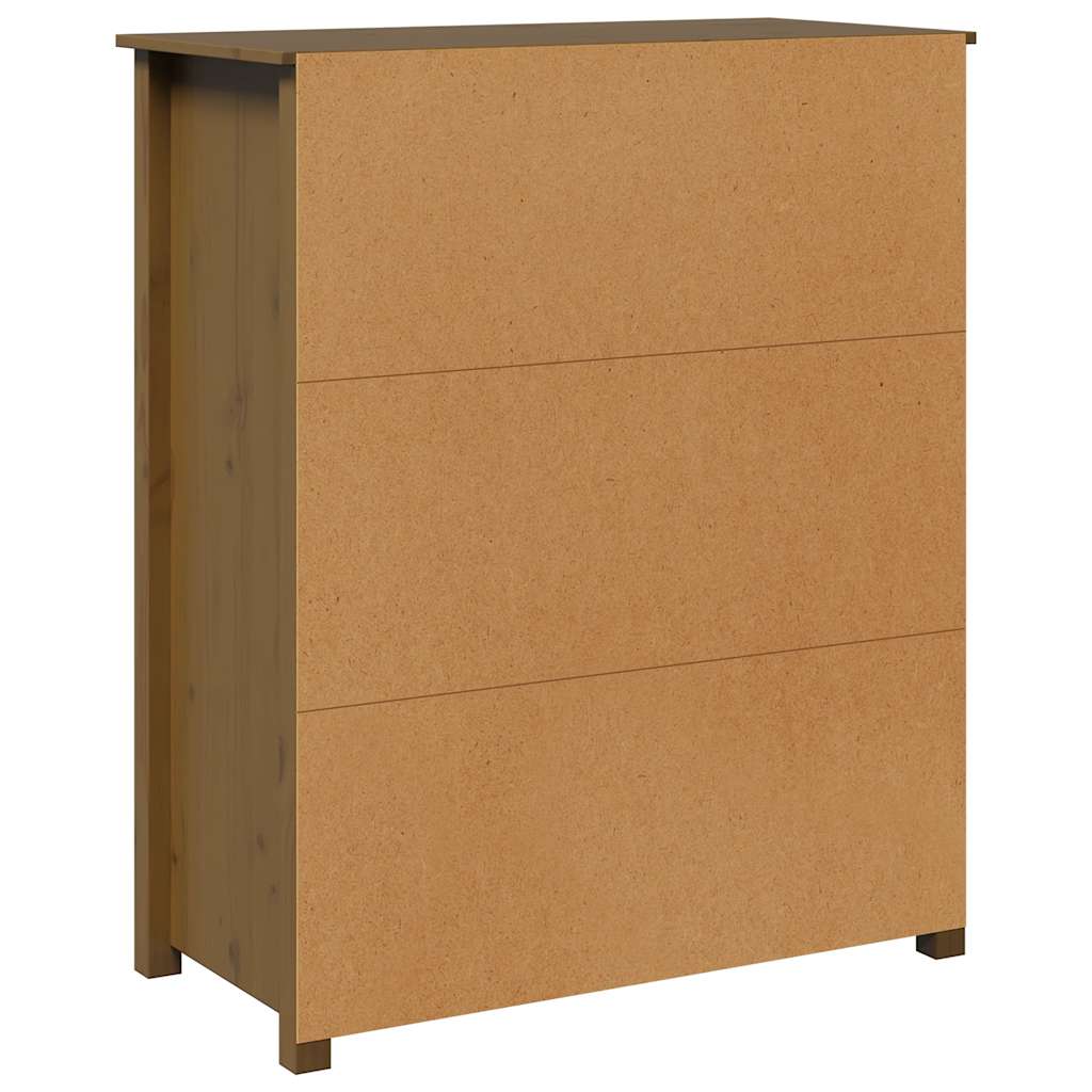 Komoda boja meda 83 x 41,5 x 100 cm od masivne borovine