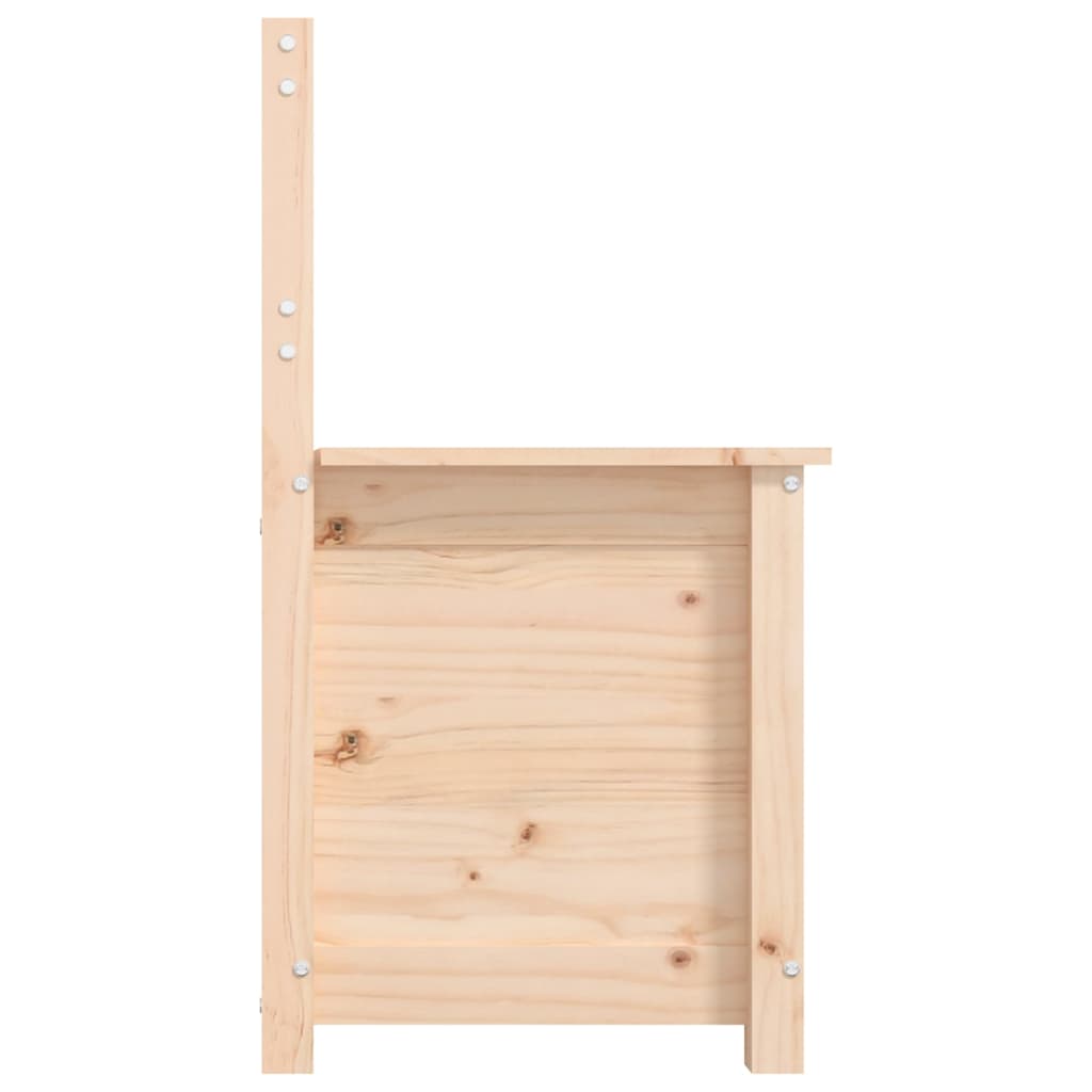 Klupa 80 x 41 x 77 cm od masivne borovine