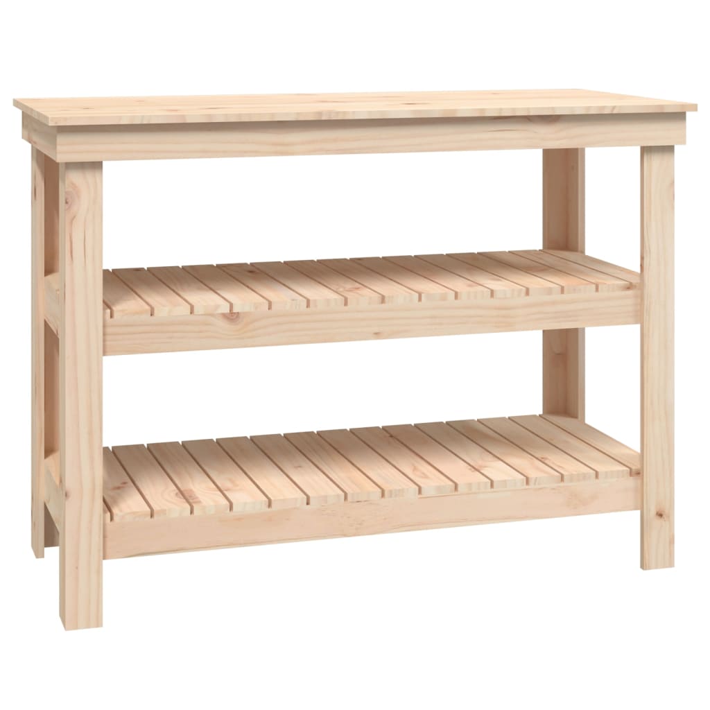 Radni stol 110,5 x 50 x 80 cm od masivne borovine