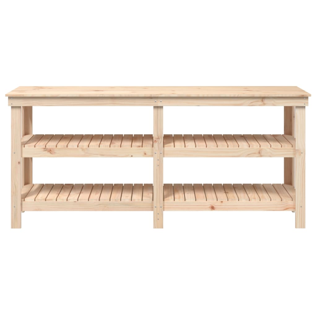 Radni stol 181 x 50 x 80 cm od masivne borovine
