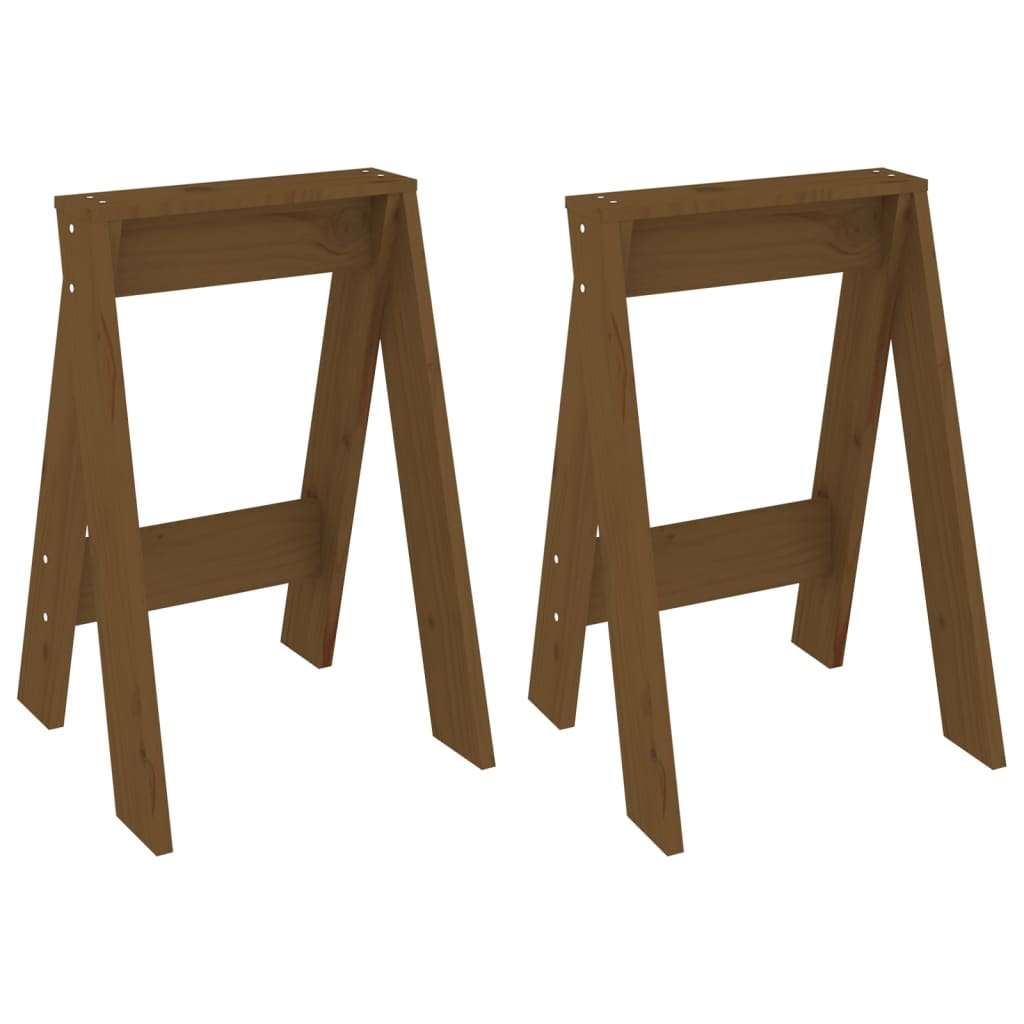 Stolci 2 kom boja meda 40 x 40 x 60 cm od masivne borovine