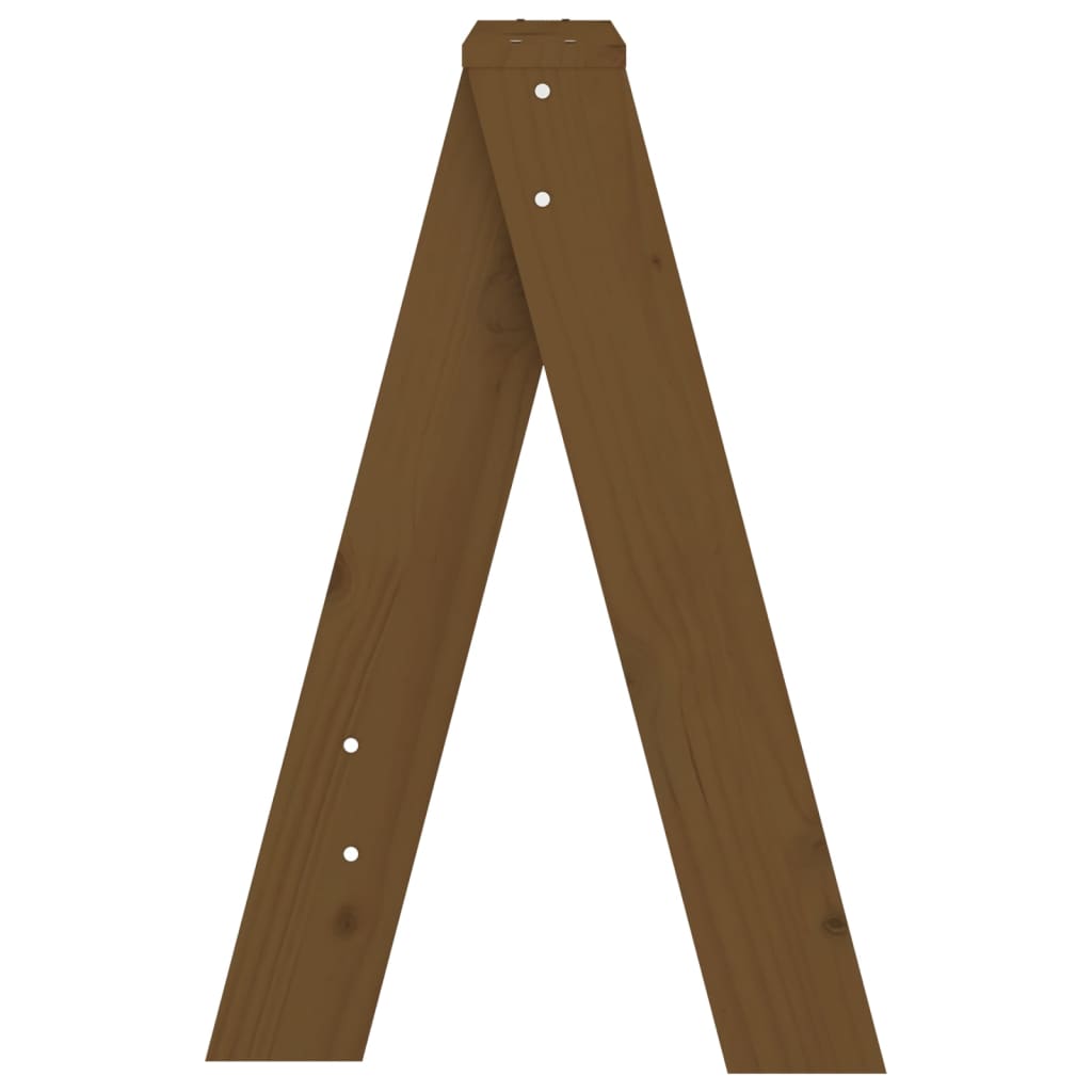 Stolci 2 kom boja meda 40 x 40 x 60 cm od masivne borovine