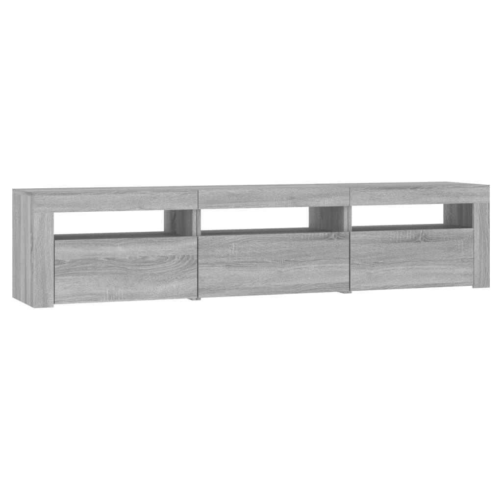 TV ormarić s LED svjetlima boja hrasta sonome 180x35x40 cm