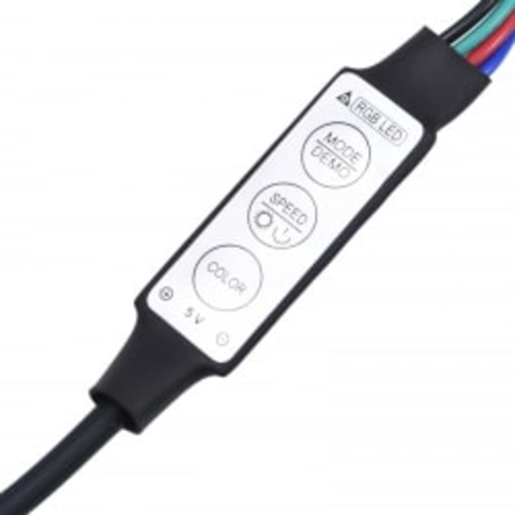TV ormarić s LED svjetlima siva boja betona 290x36,5x40 cm
