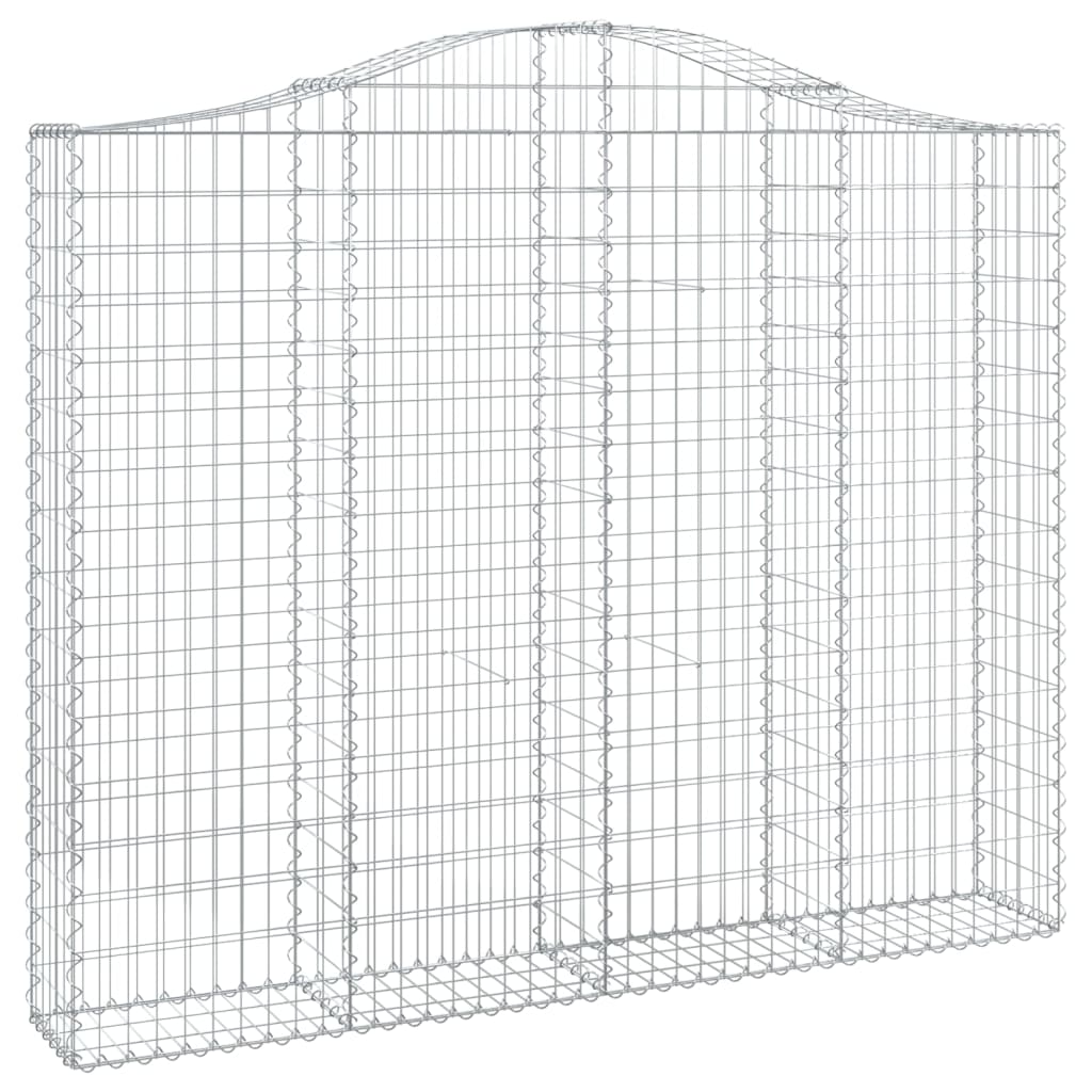 Gabionska košara s lukom 200x30x160/180 cm pocinčano željezo