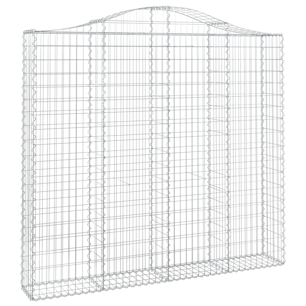 Gabionska košara s lukom 200x30x180/200 cm pocinčano željezo