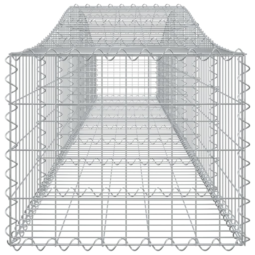 Gabionska košara s lukom 400x50x40/60 cm pocinčano željezo