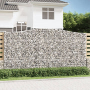 Gabionska košara s lukom 400x50x200/220 cm pocinčano željezo