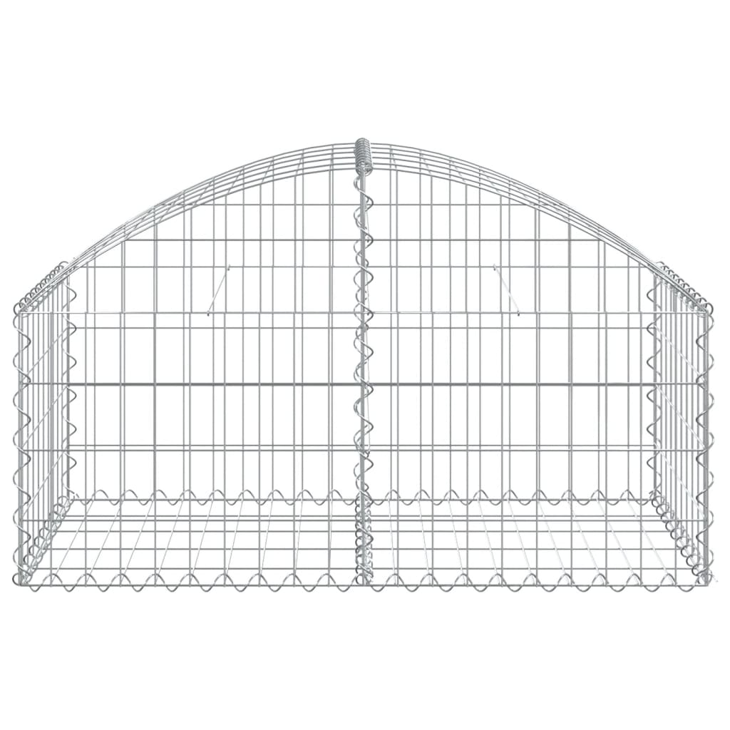 Gabionska košara s lukom 100x50x40/60 cm pocinčano željezo