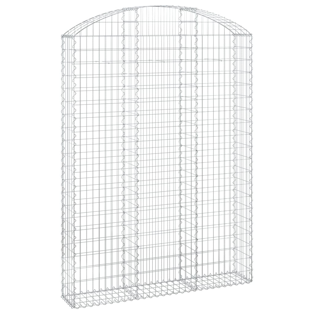 Gabionska košara s lukom 150x30x200/220 cm pocinčano željezo