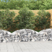 Gabionska košara s lukom 150x50x40/60 cm pocinčano željezo