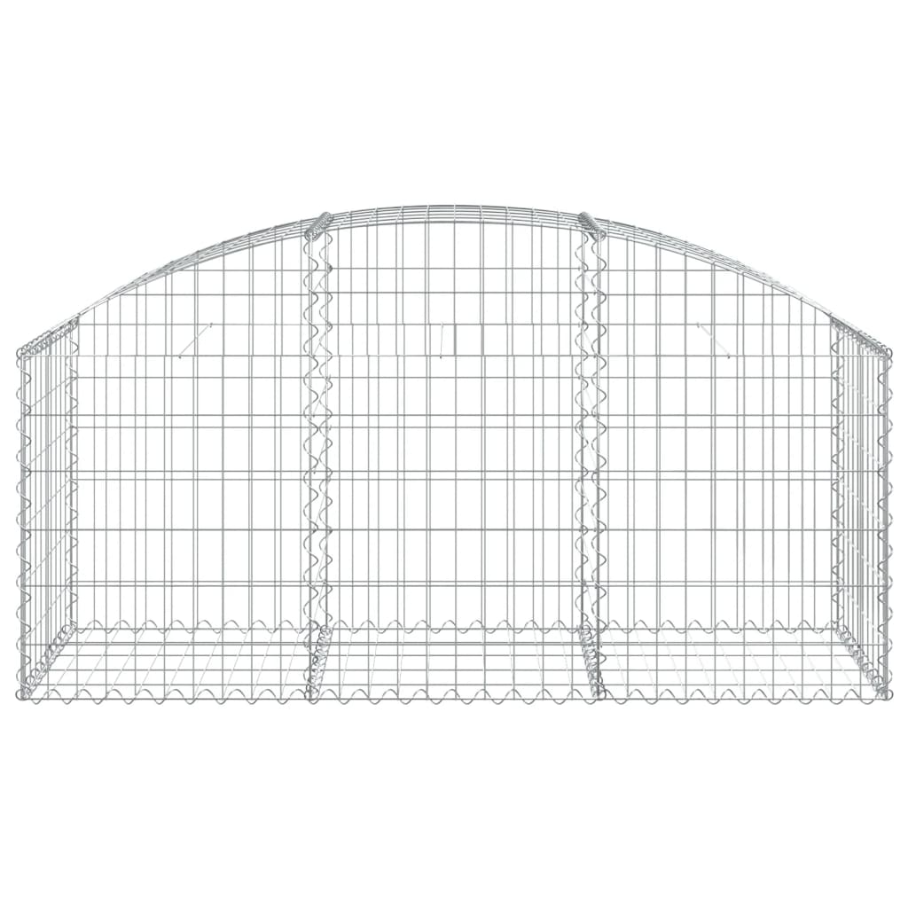 Gabionska košara s lukom 150x50x60/80 cm pocinčano željezo