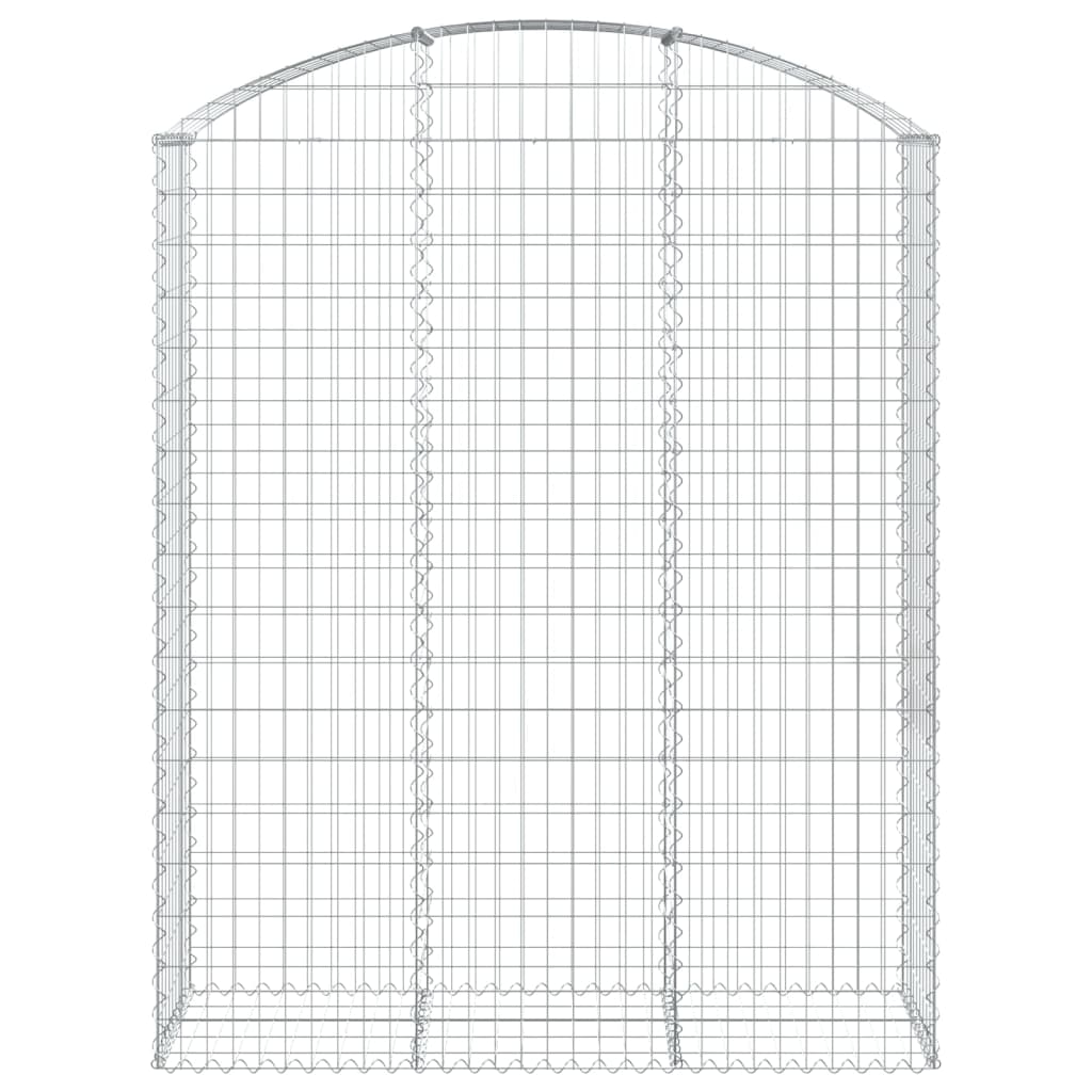 Gabionska košara s lukom 150x50x180/200 cm pocinčano željezo