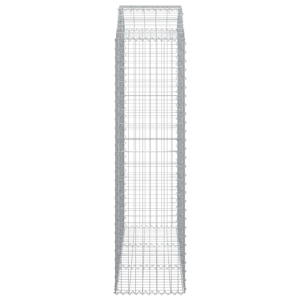 Gabionska košara s lukom 150x50x180/200 cm pocinčano željezo