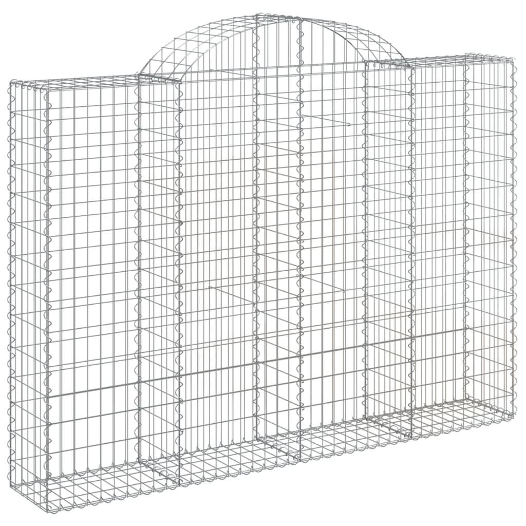 Gabionska košara s lukom 200x30x140/160 cm pocinčano željezo