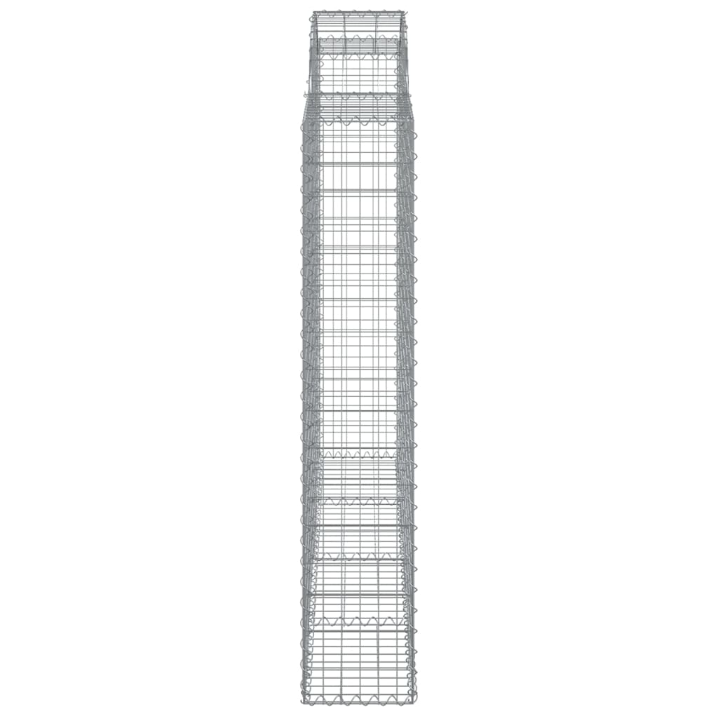 Gabionska košara s lukom 200x30x160/180 cm pocinčano željezo