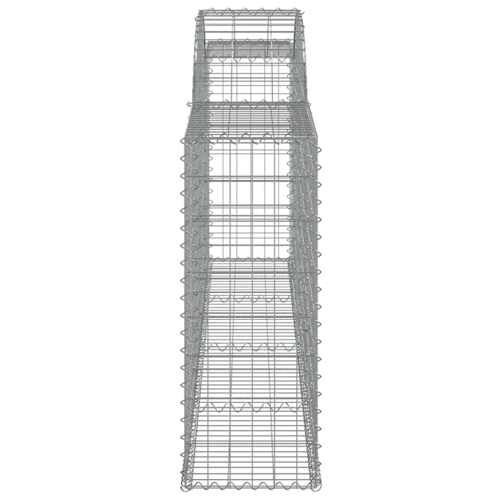 Gabionska košara s lukom 300x30x80/100 cm pocinčano željezo