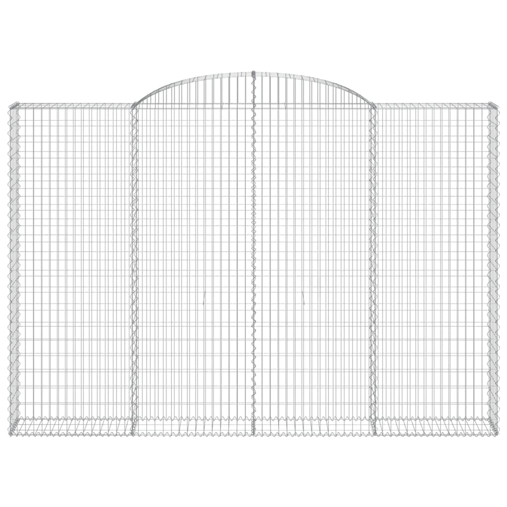 Gabionska košara s lukom 300x30x200/220 cm pocinčano željezo