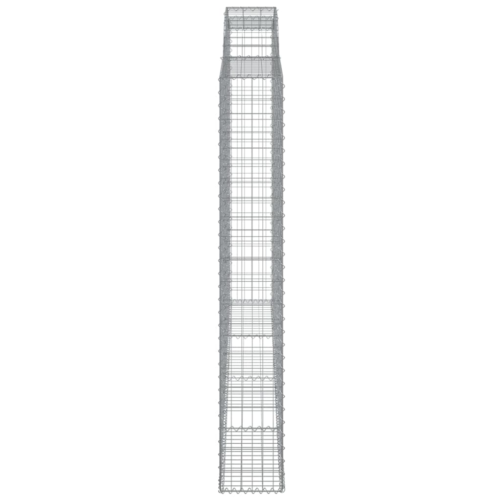 Gabionska košara s lukom 300x30x200/220 cm pocinčano željezo