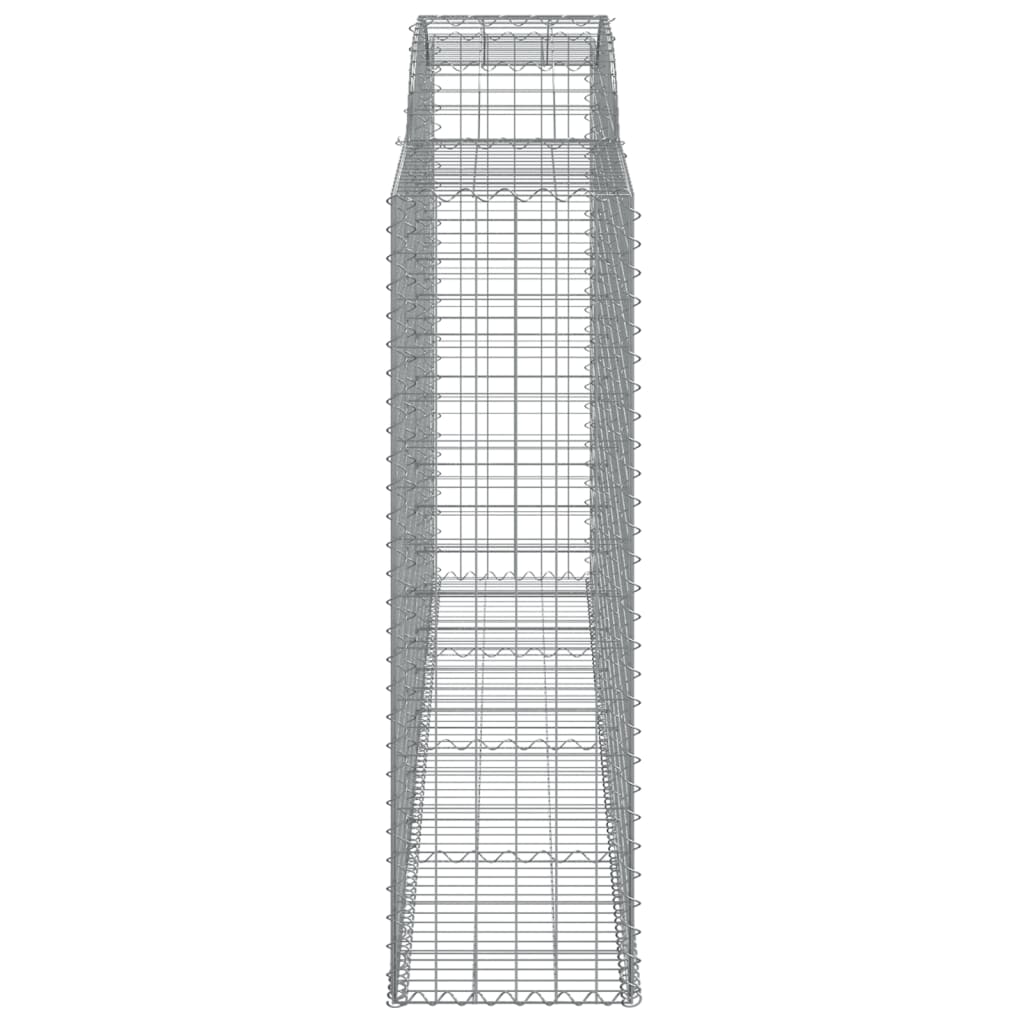 Gabionska košara s lukom 300x50x160/180 cm pocinčano željezo