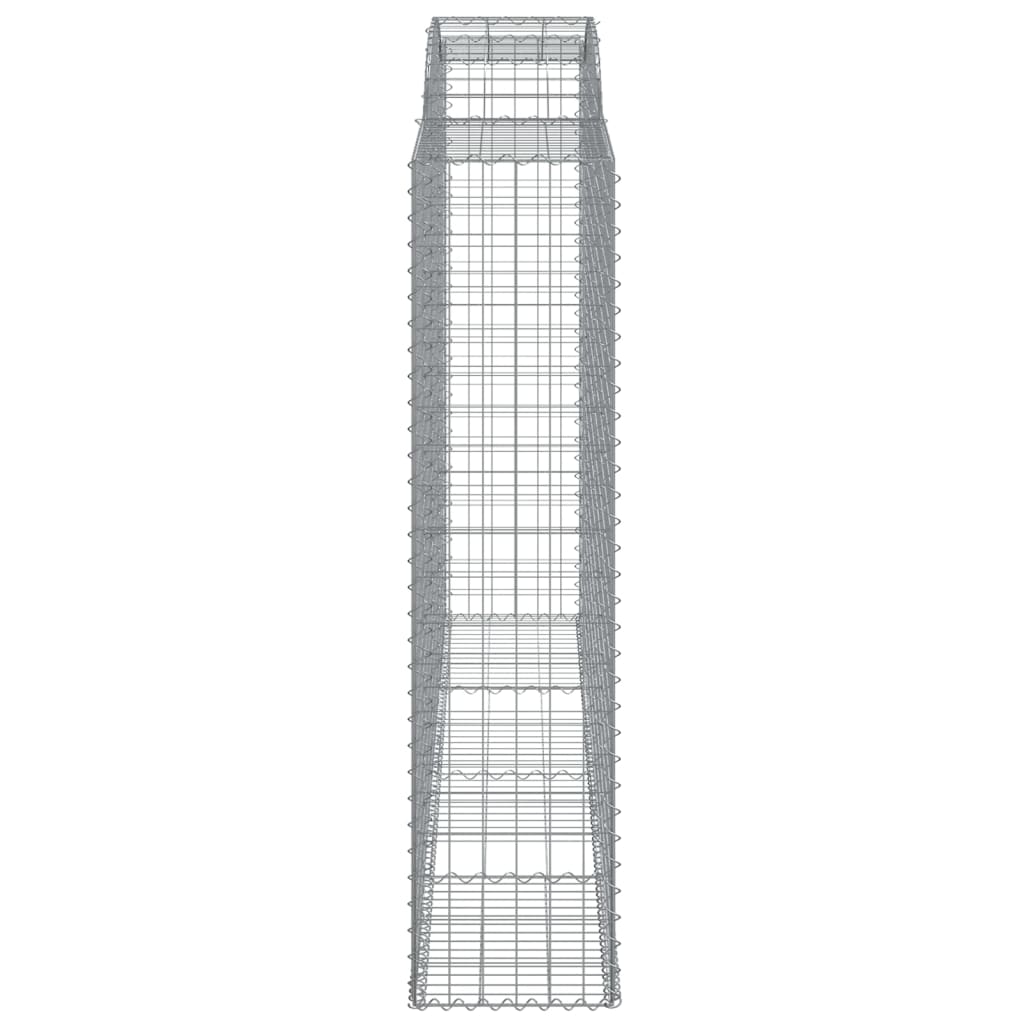 Gabionska košara s lukom 300x50x200/220 cm pocinčano željezo