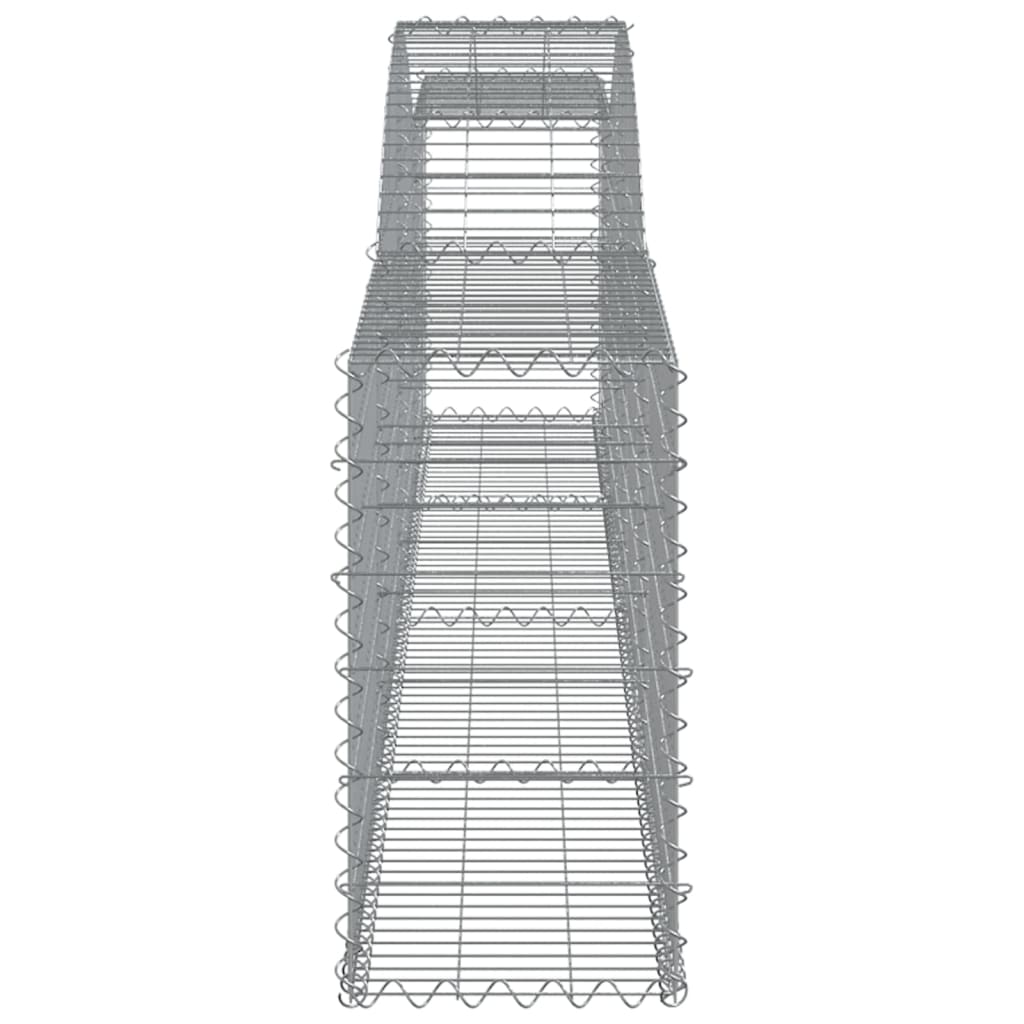 Gabionska košara s lukom 400x30x60/80 cm pocinčano željezo