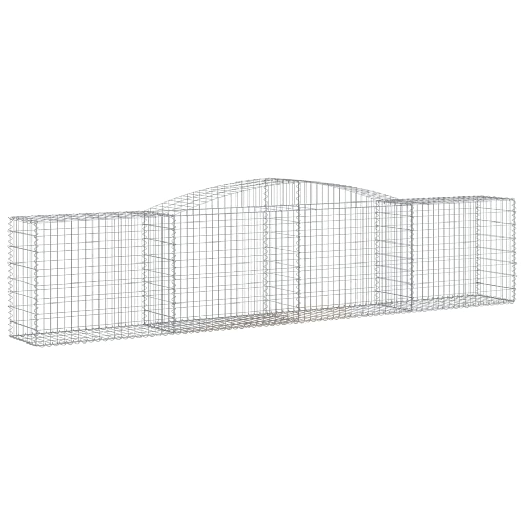 Gabionska košara s lukom 400x50x80/100 cm pocinčano željezo