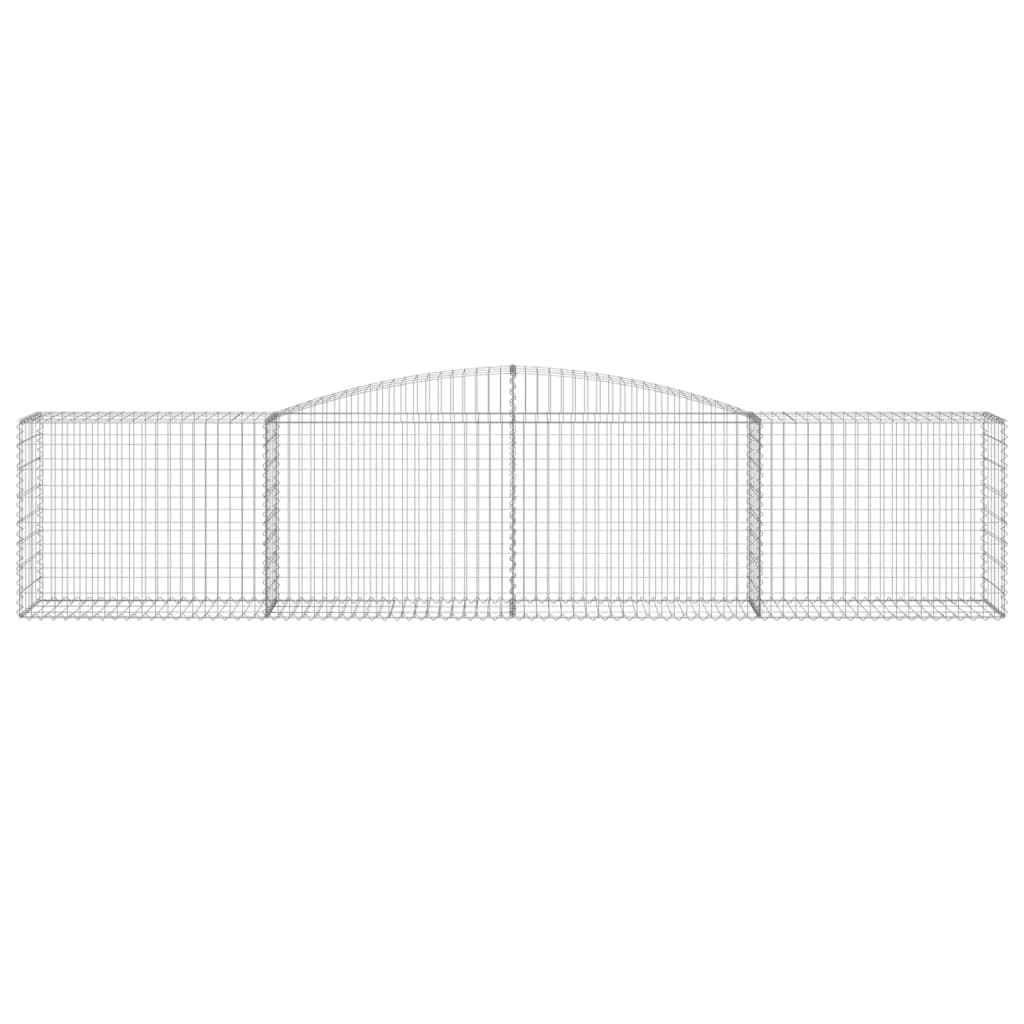 Gabionska košara s lukom 400x50x80/100 cm pocinčano željezo