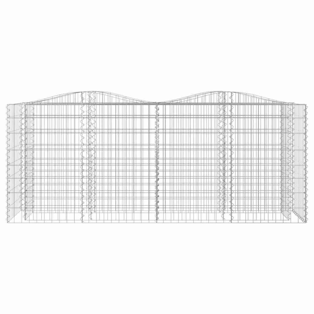 Lučna gabionska povišena gredica 200x50x100cm pocinčano željezo