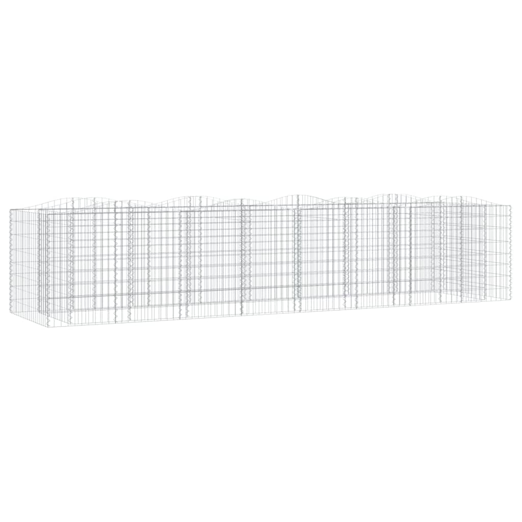 Lučna gabionska povišena gredica 400x100x100 pocinčano željezo